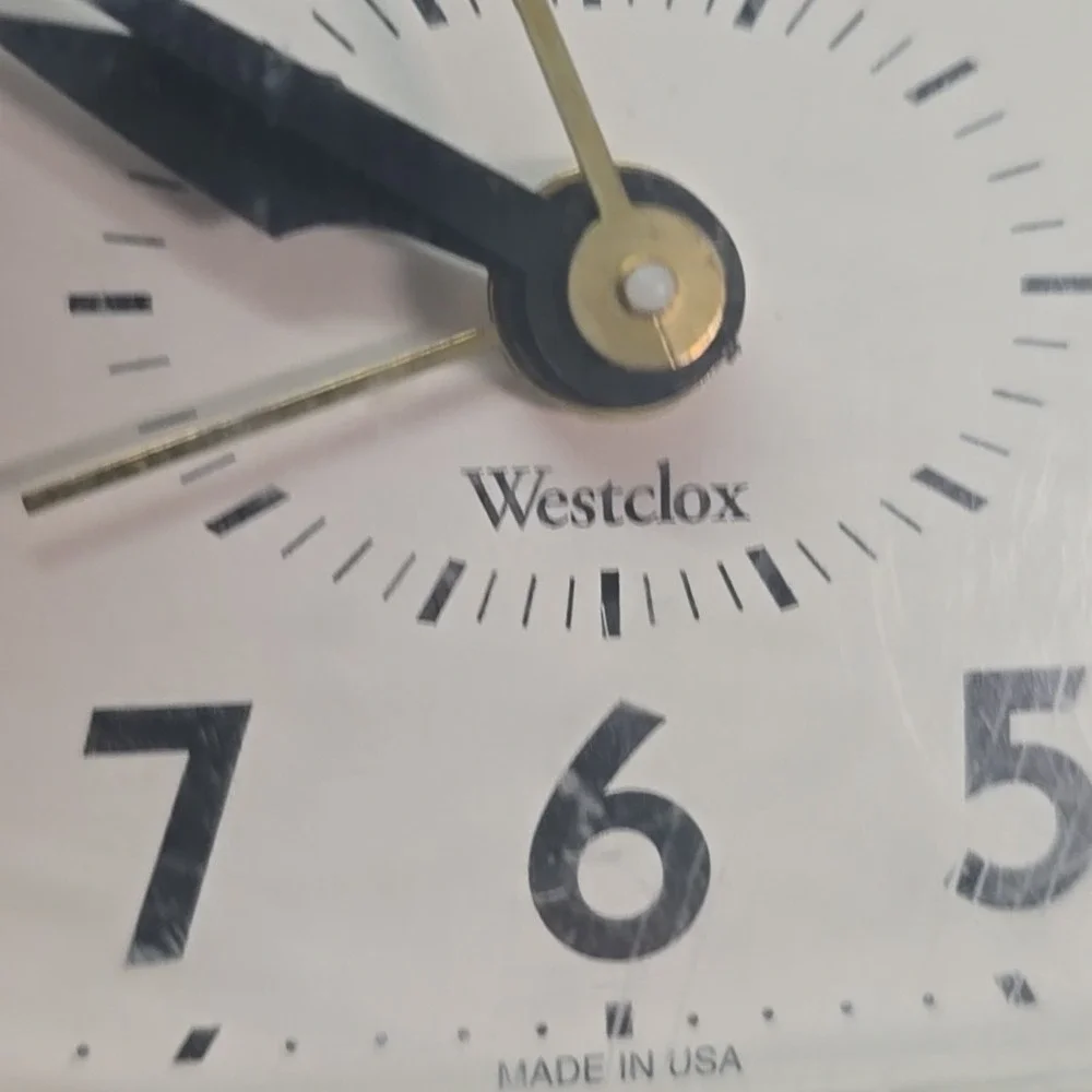 Westclox Dialite Electric Vtg Alarm Clock 1970's Model 22090-22540 Made in‎ USA